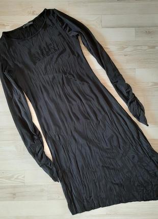 Черное вечернее платье