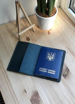 Обкладинка на паспорт, обкладинка для паспорта, шкіра6 фото