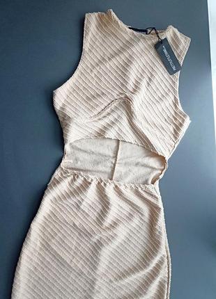 Сукня жіноча по фігурі з розрізом4 фото