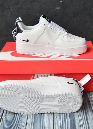 Топ! кожаные кроссовки nike air force 1 utility7 фото