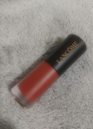 Стійка невагома помада-тинт для губ lancome l'absolu rouge drama ink з матовим ефектом, 888 french idol, 6 мл