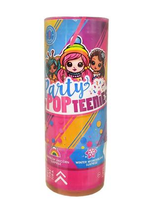 Хлопушка с куклой и сюрпризами party pop bambi 364532 с конфети