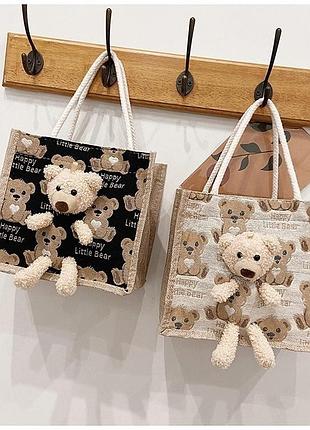 🔹 стильна сумочка з іграшкою