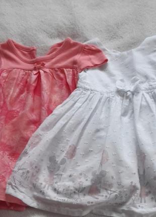 Плаття. 120 грн. 2 шт, біле+ рожеве.