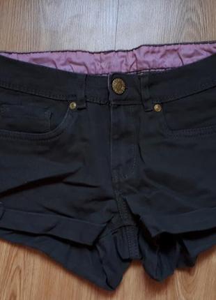 Шорти джинсові хакі жіночі1 фото