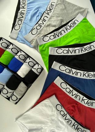 Набір боксерів труси — шорти з 4 шт. calvin klein с3092 у подарунковій коробці2 фото