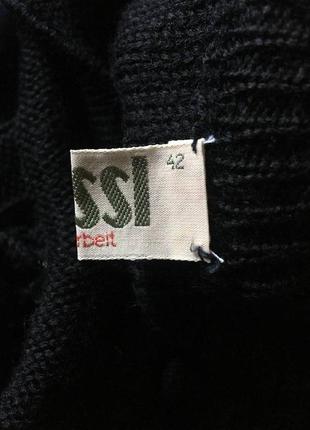 В'язаний жакет кардиган gossl об'ємний рукав етно тірольська вовна8 фото