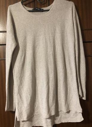 Очень нежная серебристая туника