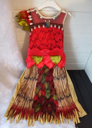 Карнавальне маскарадне плаття сукня наряд моана ваяна 5-6 років