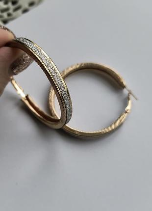 Сережки круглі золотисті