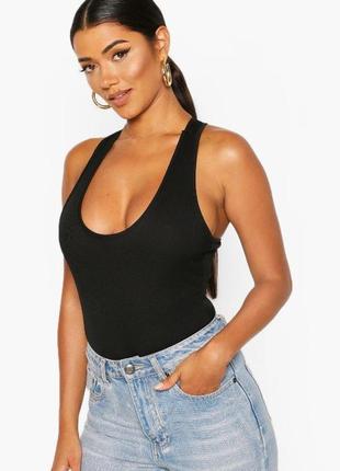 Боди без рукавов boohoo