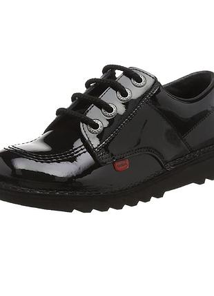 Туфлі шкіряні лакові kickers.