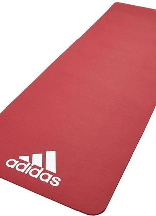 Килимок для йоги adidas fitness mat червоний уні 173 x 61 x 0.7 см admt-11014rd