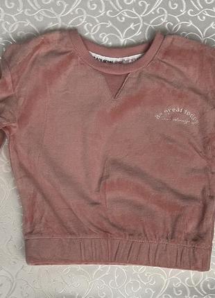 Кофта велюр primark 18-24 92