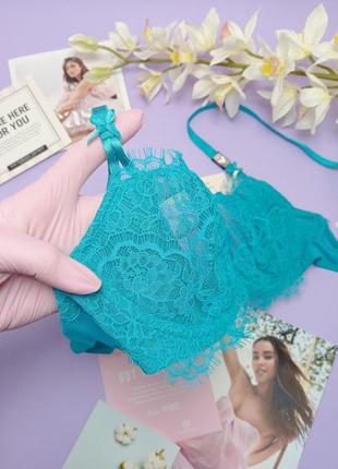 Ніжний звабливий балконет victoria's secret wicked unlined lace balconette bra8 фото