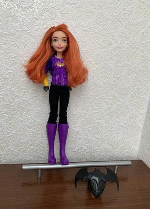 Кукла batgirl super hero girls барби mattel