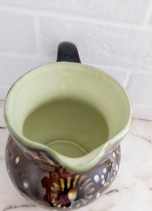 Кувшин лксф майоліка львівська кераміка вінтажна