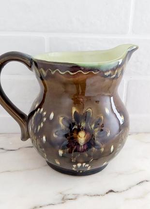 Кувшин лксф майоліка львівська кераміка вінтажна