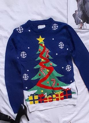 ,новорічний светр 🎁♥️🔵