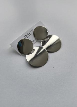 Сережки сріблясті