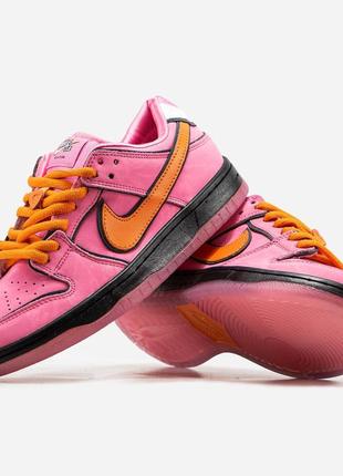 Nike sb dunk low x powerpuff girls2 фото