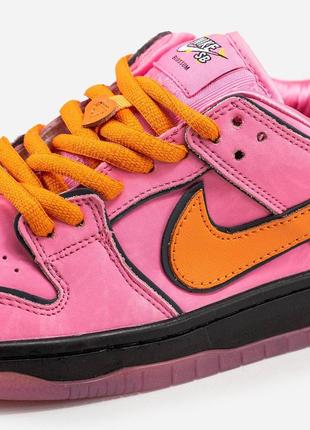 Nike sb dunk low x powerpuff girls3 фото