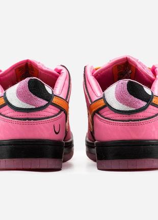 Nike sb dunk low x powerpuff girls5 фото