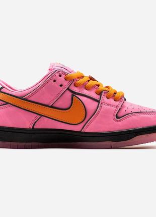 Nike sb dunk low x powerpuff girls7 фото