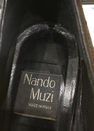 Туфли фирмы  nando muzi италия, 41р., стелька вся 29см.7 фото
