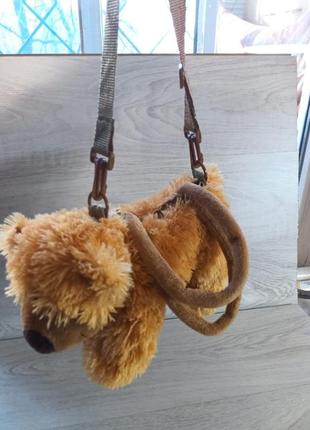 Мягкая игрушка-сумка медведь медвеженок балушка3 фото