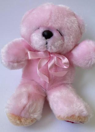 М'яка іграшка рожевий ведмедик м'яка іграшка4 фото