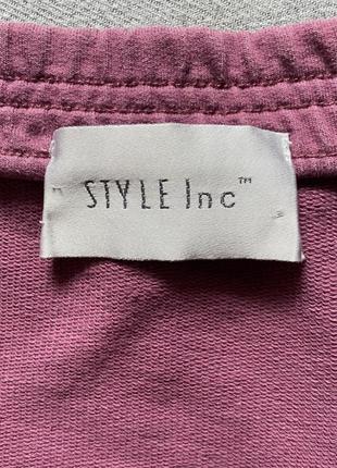 Длинная юбка с вышивкой style inc, розовая, сиреневая, расширенная, трапеция, коттон5 фото