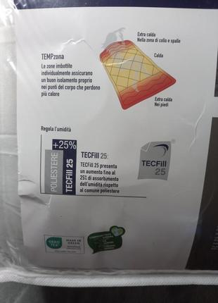 Термоковдра tempzona tecfill 25, 155 x 200 см  livarno home біла, німеччина3 фото