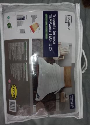 Термоковдра tempzona tecfill 25, 155 x 200 см  livarno home біла, німеччина2 фото