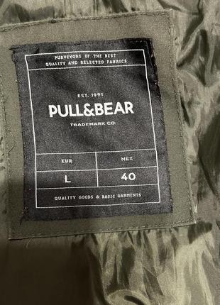 Мужская осенняя куртка парка pull&bear, размер l3 фото