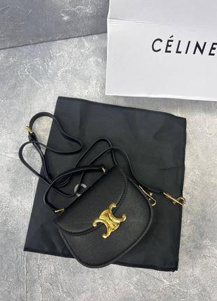 Кожаная сумка celine