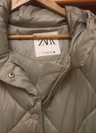 Продам новий пуховик від zara (xl) великий розмiр8 фото