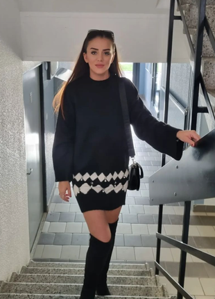 Теплое платье/ длинный свитер h&m