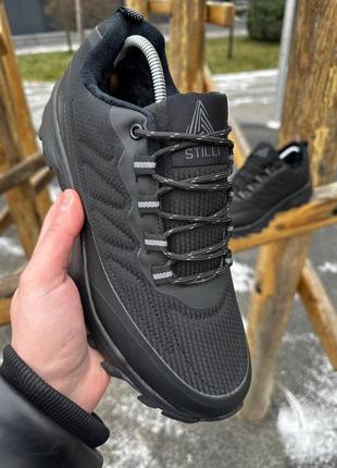 Зимние кроссовки stilli group с мехом. замненные мужские кроссовки мембрана на мехе