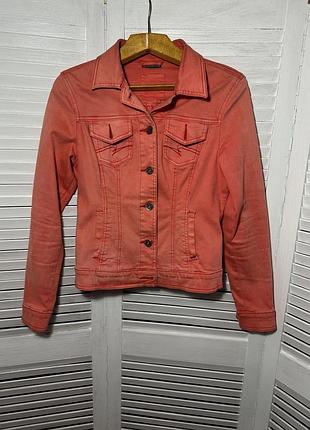 Джинсовка персик