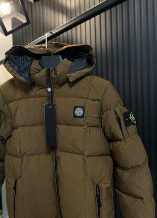 Зимний пуховик stone island3 фото