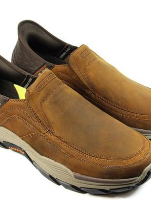 Мужские слипоны skechers respected 204810 11384