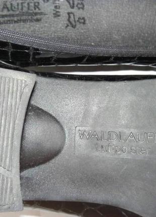 Waldlaufer кожаные туфли балетки р. 39 ст. 25,8 см шир. 8 см7 фото
