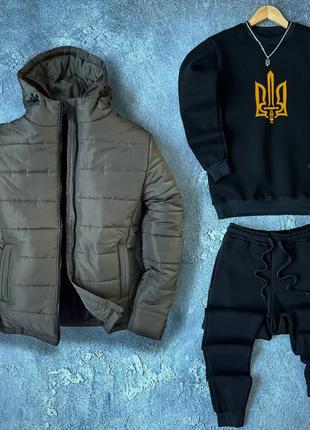 Зимові комплекти куртка + костюм2 фото