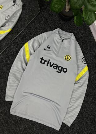 Nike chelsea футбольный лонгслив1 фото