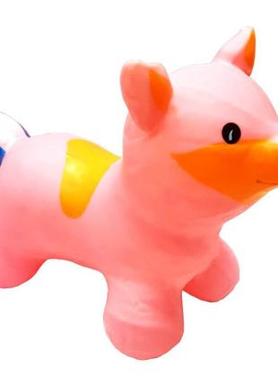 Іграшка-стрибун "лисиця" bt-rj-0074 надувна (рожевий)