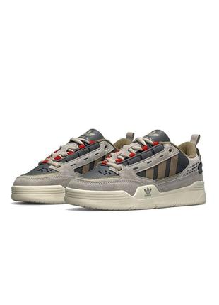 Adidas originals adi2000 grey olive red5 фото