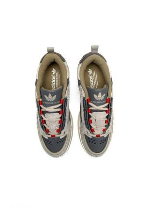 Adidas originals adi2000 grey olive red6 фото