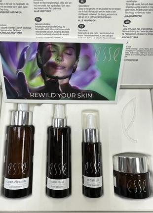 Набор для сухой кожи esse travel/trial set s3 for dry skin , набір esse(c8,t6,r7,m7)