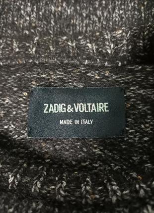 Длинный свитер с альпакой и шелком от zadig &amp; voltaire3 фото